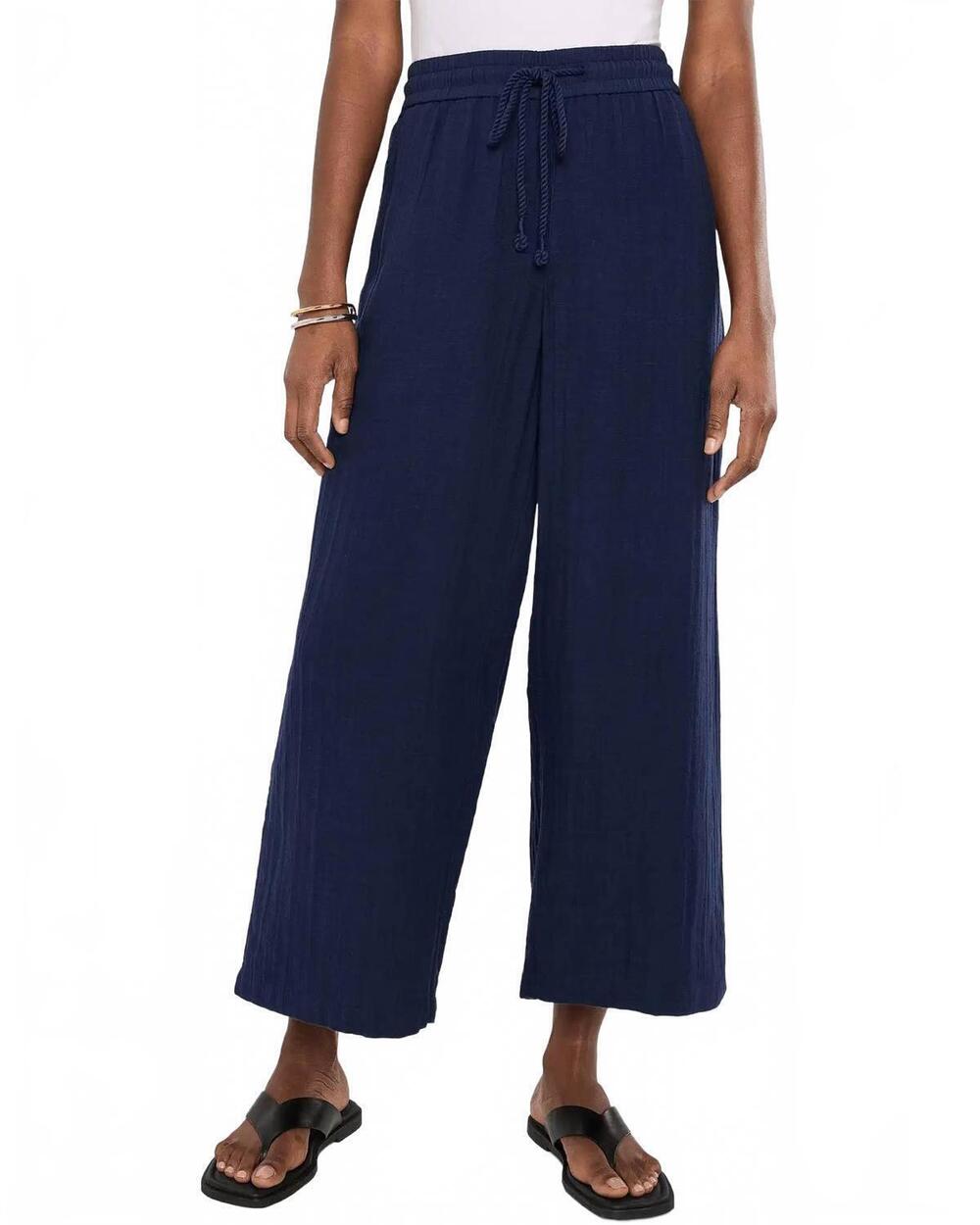 NEW TOMMY BAHAMA gauze wide leg pant in coastline